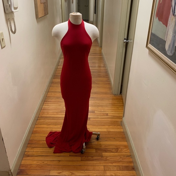 Abyss Red Backless Prom/Evening Gown Medium - Picture 1 of 3